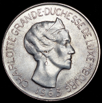 100 франков 1963 (Люксембург)