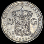 2 1/2 гульдена 1929 (Нидерланды)