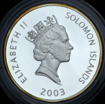 25 долларов 2003 "Самолеты: China Clipper" (Соломоновы острова)