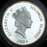 25 долларов 2003 "Самолеты: Douglas DC-3" (Соломоновы острова)