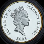 25 долларов 2003 "Самолеты: Spitfire" (Соломоновы острова)