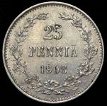 25 пенни 1908 (Финляндия) L