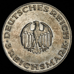 3 марки 1929 "200-летие со дня рождения Лессинга" (Германия)  D