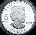 5 долларов 2003 "Чемпионат мира по футболу 2006 года в Германии" (Канада)