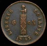 6 1/4 сантима 1846 (Гаити)