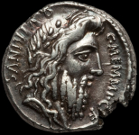 Денарий. Гай Меммий. Рим республика