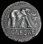 Денарий. Юлий Цезарь. Рим республика