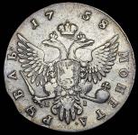 Рубль 1758 ММД-ЕI