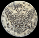 Рубль 1768 ММД-ЕI (Бит. R1, "особый портрет")