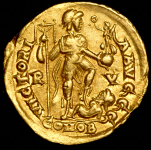 Солид. Гонорий. Рим империя