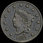 1 цент 1827 (США)