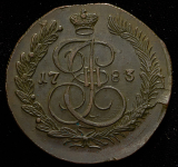 5 копеек 1783 КМ