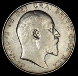 1/2 кроны 1909 (Великобритания)