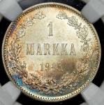 1 марка 1915 (Финляндия) (в слабе) S
