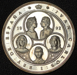 10000 песет 1991 "500 лет открытию Америки" (Испания)