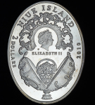 2 доллара 2010 "Яйца Фаберже: Ландыши" (Ниуэ)