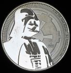 2 доллара 2017 "Звездные войны: Дарт Вейдер" (Ниуэ)