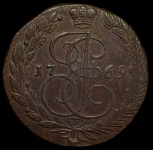 5 копеек 1769 ЕМ