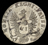 6 грошей 1761 (Бит. R1)