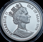 1 крона 1995 "Авиация Второй мировой войны - Supermarine Spitfire" (Остров Мэн)