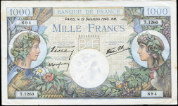 1000 франков 1940 (Франция)