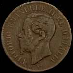 2 чентезимо 1867 (Италия) T