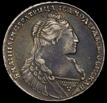 Рубль 1734 (Бит. R1)