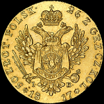 50 злотых 1817 IB