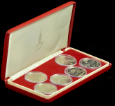 Набор из 6-ти монет 1 рубль СССР "Олимпиада-80" (в п/у)