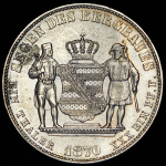 Талер 1870 (Саксония) B