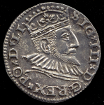 Трояк (3 гроша) 1592 (Рига)