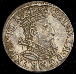 Трояк (3 гроша) 1601 (Краков)