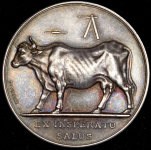 Жетон "Вакцинация против оспы в Париже" 1814 (Франция)