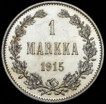 1 марка 1915 (Финляндия) S