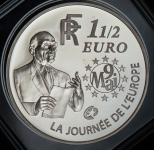 1 1/2 евро 2006 "120 лет со дня рождения Робера Шумана" (Франция)