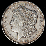 1 доллар 1921 (США) D
