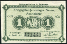1 марка 1917 (лагерь Сенна)
