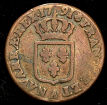 1 соль 1791 (Франция)