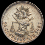 25 центаво 1886 (Мексика)