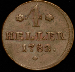 4 геллера 1782 (Гессен-Кассель)