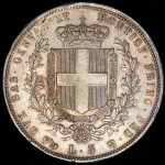 5 лир 1852 (Сардиния)