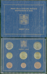 Годовой набор из 8-ми евро-монет "Ватикан" 2014 (в п/у)