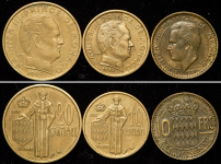 Набор из 8-ми монет (Монако)