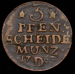 3 пфеннинга 1767 (Пруссия)