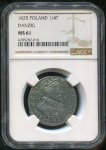1/4 талера 1625 (Данциг  Польша) (в слабе)