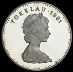1 доллар 1981 (Такелау)