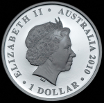 1 доллар 2010 "Южная Австралия: Вомбат" (Австралия)