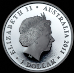 1 доллар 2011 "Западная Австралия: Кенгуру" (Австралия)