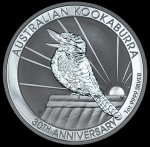 1 доллар 2020 "Кукабара" (Австралия)