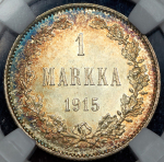 1 марка 1915 (Финляндия) (в слабе) S